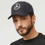 Mercedes AMG Petronas Formula One Team - Collection Officielle de Produits dérivés de la Formule 1-2022 Équipe Casquette - Noir 