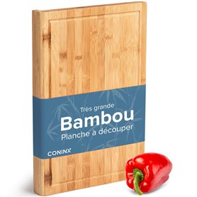 Grande Planche à Decouper Bois Coninx avec Fente Jus
