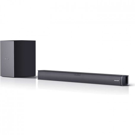 SHARP Barre de son 2.1 + Caisson Basse sans fil-160W-Bluetooth-HDMI 189,99 €