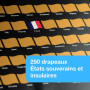 envami® Carte du Monde a Gratter - en Français - Plus Carte Européenne - 68 X 43 CM - Dorée - Planisphere Monde - Map Carte Mond
