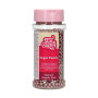 FunCakes Perles en Sucre Moyennes Rose Métallique: sprinkles gâteau