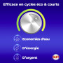 Sun - Pro Expert - Pastilles Lave Vaisselle - Action 4 en 1 - Regular - Elimine 100% des taches brûlées de +72h - dégraissent en