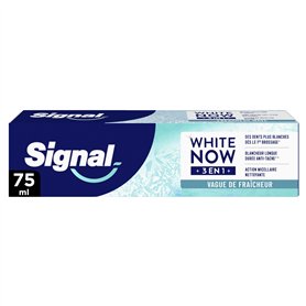 Signal White Now - Dentifrice 3 en 1- Fresh Kiss - Sensation de Fraîcheur Intense et Blancheur Longue Durée Anti-tache - Action
