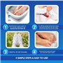 Imperial Feet Masque exfoliant Pieds - Chaussettes exfoliantes pour callosités et peeling pieds - Efficace pour les peaux mortes