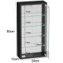 VDD Vitrine Murale Suspendue Debout - 30 x 60 x 13 cm