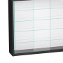 VDD Vitrine Debout vitrine Murale Suspendue - Portes coulissantes - 75 x 55 x 12 cm