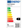 HOFTRONIC - 10x Nola LED Spot encastrable 68 mm Noir - IP65 étanche pour salle de bain, salon et extérieur - 5W 480lm - 2700K ex