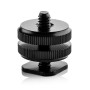 MOJOGEAR Adaptateur de chaussure froide pour support de chaussure froide - Vis 1/4 de pouce pour accessoires d'appareil photo - 