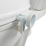 Dunimed Rehausseur de Toilettes avec couvercle - 10 cm - Abattant WC surélevé amovible - Rehausseur Toilette à clipser - Siège d