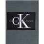 Calvin Klein Jeans T-Shirt Manches Longues Homme Badge Waffle Basique, Gris (Endless Grey), XS