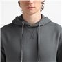 Calvin Klein Jeans Homme Sweat à Capuche Badge avec Capuche, Gris (Endless Grey), XXS