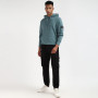 Calvin Klein Jeans Homme BADGE HOODIE J30J323430, Blue (North Atlantic), XS