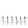 Set de piquets LED de jardin Lumineo Multicouleur 6 W Vert tendre 20 Unités