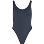 Calvin Klein Maillot de Bain Femme Scoop Back avec Dos Échancré, Bleu (India Ink), XL