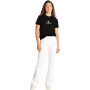 Calvin Klein T-Shirt Manches Courtes Femme Shadow Graphic Tee Regular Fit, Noir (CK Black), XXS