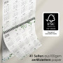 Calendrier familial 2025 2026 – Calendrier familial et calendrier mural 2025 2026 pour la maison, le bureau et la famille – Cale