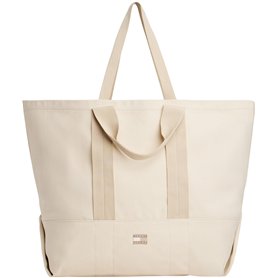 Tommy Jeans Cabas Sac Femme Edition Canvas Grand, Ivoire (Newsprint), Taille Unique Tommy Jeans Cabas Sac Femme Edition Canvas Grand