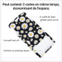 Elalove Rétractable avec Cordon et Mousqueton Porte Badge Plastique - Étui Rigide pour Cartes Badges et Clés