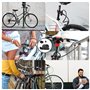 Wonnell Antivol de Vélo avec 2 Clés,Noir 180cm/12mm Antivol en Spirale Chaîne Antivol Vélo Câble,Sécurité très élevé Cadenas de 