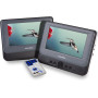 Salora DVP7048TWIN Portable 7" Gris