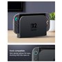 Spigen Nano Pop Coque Compatible avec Nintendo Switch 2 2025 Étui avec Couvercle de Support Switch 2 Accessoires - Sésame Noir