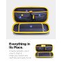 Spigen Nano Pop Pro Pochette de Transport Compatible avec Nintendo Switch 2 2025 Housse de Transport Rigide avec Espace de Stock