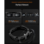 Spigen Rugged Armor Coque Compatible avec Samsung Galaxy Watch 8 40mm (2025) - Noir Mat