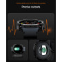Spigen Rugged Armor Coque Compatible avec Samsung Galaxy Watch 8 40mm (2025) - Noir Mat