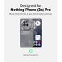 Ringke Protection Caméra Nothing Phone (3a) Pro Verre Trempé [2 Pack] 9H Dureté Camera Lens Protection Anti-Rayures Aucune Inter