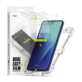Ringke Protecteur d'écran Compatible avec Samsung Galaxy Z Flip 7 [Dual Easy Pro Film] [2 Pack] Application Facile Attachement s