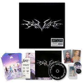 AESPA 1ST MINI ALBUM - SAVAGE [ SYNK DIVE Ver. ] Photobook + CD-R + Folded Poster + Postcard + Sticker + Lenticular Card + Photo