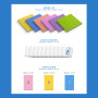 JYP Ent. - Album Musical TWICE - 1er Album [TWICETAGRAM] (Version C) - CD + Livret + Autocollant de Couverture + Photocards + Bo
