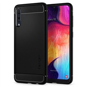 Spigen Rugged Armor Coque Compatible avec Samsung Galaxy A50 - Noir