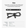 Ringke Silicone Cable Tie Attaches de Câble de Silicone, [15 Pack] Cable Tie Réutilisable Sangle Organisatrice de Câble