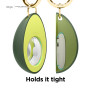 elago Coque Avocado Compatible avec Apple Airtag Étui - Porte-Clés De Protection Contre Les Chutes, Porte-Clés Porte-Mousqueton 