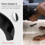 Spigen AirTag Silicone Fit Coque Compatible avec Siri Remote 2ème Génération 2021 (Cordon Inclus) Noir