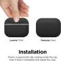 elago Coque en Silicone Compatible avec Apple AirPods Pro 2ème Génération Étui, Etui Housse de Protection, LED Frontale Visible,
