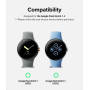 Ringke Protecteur d'écran Compatible avec Google Pixel Watch 2/1 41mm [Dual Easy Film] [3 Pack] Application Facile Attachement s