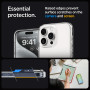 Spigen Coque [Anti-Jaune et Antichoc] en Dos PC et Bumper TPU Ultra Hybrid pour iPhone 15 Pro Max - Transparent