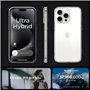 Spigen Coque [Anti-Jaune et Antichoc] en Dos PC et Bumper TPU Ultra Hybrid pour iPhone 15 Pro Max - Transparent