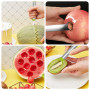 Ensemble d'outils de fruits 4 pièces ensemble de couteaux à découper les fruits outils de fruits en acier inoxydable ensemble d'
