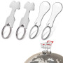 CTDMJ Caddie Jeton Caddie Universel Puce pour Caddie Jeton pour Caddie en Acier Inoxydable Clé en Forme Jeton pour Les Caddies