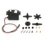 Moteur DS04-NFC, moteur servo à rotation continue à 360 degrés pour robots RC