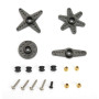 Moteur DS04-NFC, moteur servo à rotation continue à 360 degrés pour robots RC
