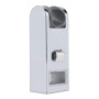 Support de curseur de pomme de douche pour barre de curseur carrée ABS Chrome mural tête de rail réglable salle de bain douche à