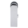 Support de curseur de pomme de douche pour barre de curseur carrée ABS Chrome mural tête de rail réglable salle de bain douche à