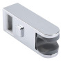 Support de curseur de pomme de douche pour barre de curseur carrée ABS Chrome mural tête de rail réglable salle de bain douche à