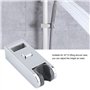 Support de curseur de pomme de douche pour barre de curseur carrée ABS Chrome mural tête de rail réglable salle de bain douche à