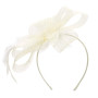 Bibi pour femme - Chapeau vintage - Voile de mariée - Accessoire de cheveux - Plume - Voile de banquet - Accessoire de cheveux é