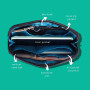 Vincita Essentials Housse de protection pour vélo en tissu résistant hydrofuge - Pochette de rangement pour vélo de route pour r